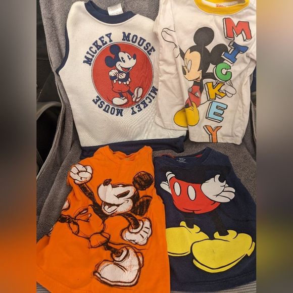 Mickey mouse 3T shirt bundle - Picture 1 of 9